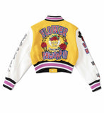 Flower Phwoarrrrrr varsity jacket