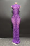 Diamond mesh dress