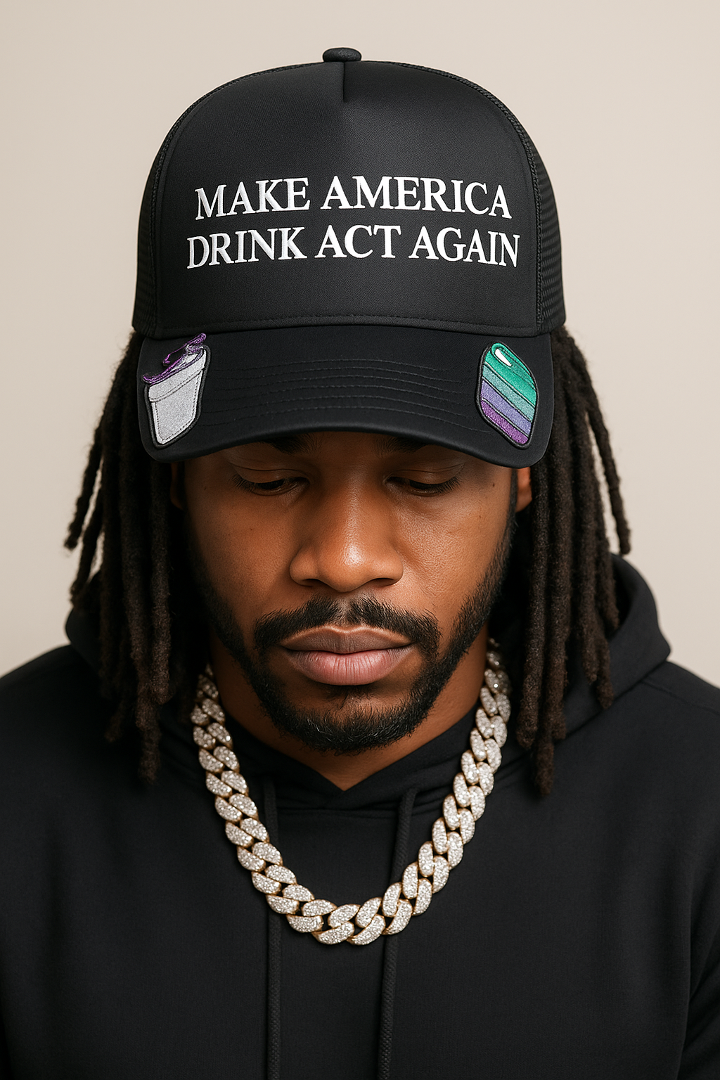 DRINK ACT AGAIN HAT