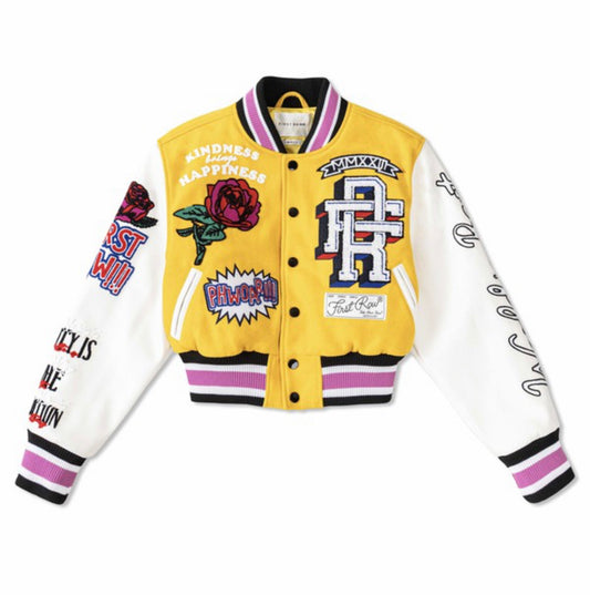 Flower Phwoarrrrrr varsity jacket