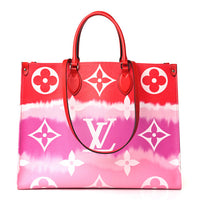 LOUIS VUITTON Monogram Escale Onthego GM Rouge