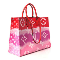 LOUIS VUITTON Monogram Escale Onthego GM Rouge