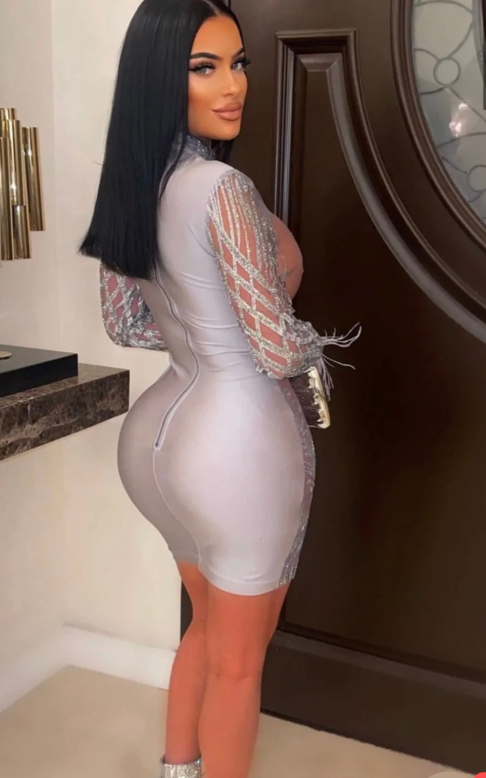 Top tier mini dress